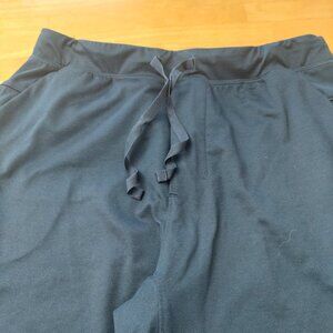 Karbon Men's Navy Straight Leg Sweatpants elastic & drawstring waist size Medium